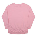 DISNEY Womens Pink Pluto Graphic Long Sleeve Crew Neck T-Shirt M Cotton Blend
