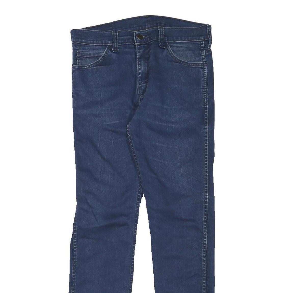 LEVI'S Mens Jeans Blue Slim Skinny Denim Medium W30 L30 Zip Closure Casual