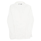 ALLSPORTS Mens Plain Shirt White Long Sleeve M