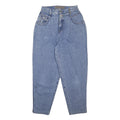LEVI'S 900 Series Womens Blue Relaxed Tapered Denim Cotton Light W28 L29 Zip