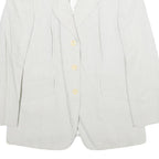 JOOP! Womens White Jacket UK 14 Viscose Blend Button Closure Regular Fit Plain