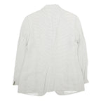 JOOP! Womens White Jacket UK 14 Viscose Blend Button Closure Regular Fit Plain