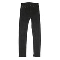 LEVI'S 510 Mens Slim Black Denim Raw Jeans W28 L32 Stylish Zip Closure