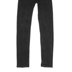 LEVI'S 510 Mens Slim Black Denim Raw Jeans W28 L32 Stylish Zip Closure