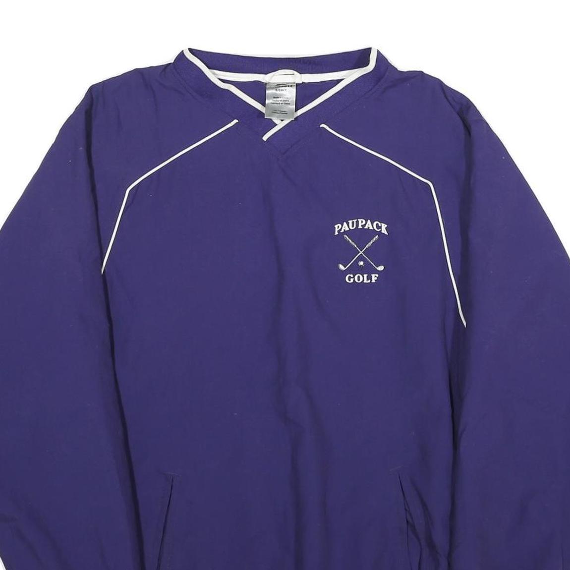 RUSSELL ATHLETIC Mens Blue Paupack Golf Crew Neck S Polyester Sweatshirt