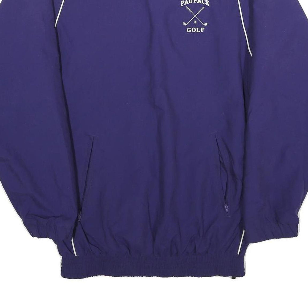 RUSSELL ATHLETIC Mens Blue Paupack Golf Crew Neck S Polyester Sweatshirt