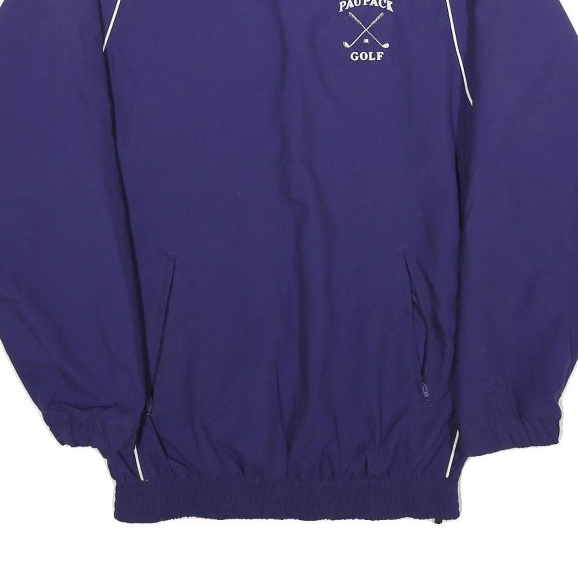 RUSSELL ATHLETIC Mens Blue Paupack Golf Crew Neck S Polyester Sweatshirt
