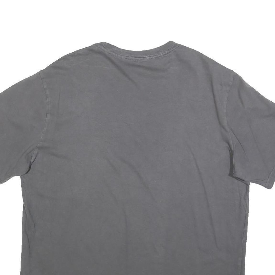 LEVI'S Womens Grey Cotton Blend T-Shirt M Short Sleeve Crew Neck Logo Print