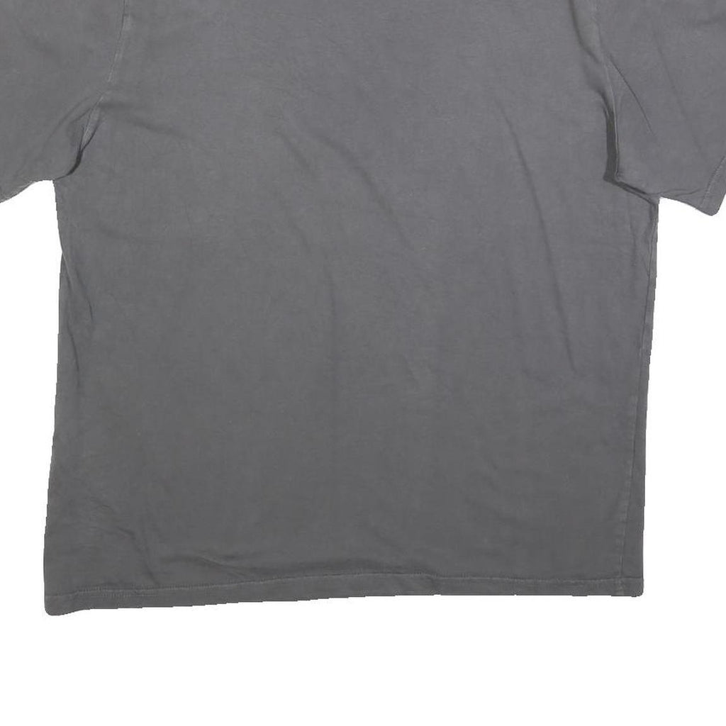 LEVI'S Womens Grey Cotton Blend T-Shirt M Short Sleeve Crew Neck Logo Print