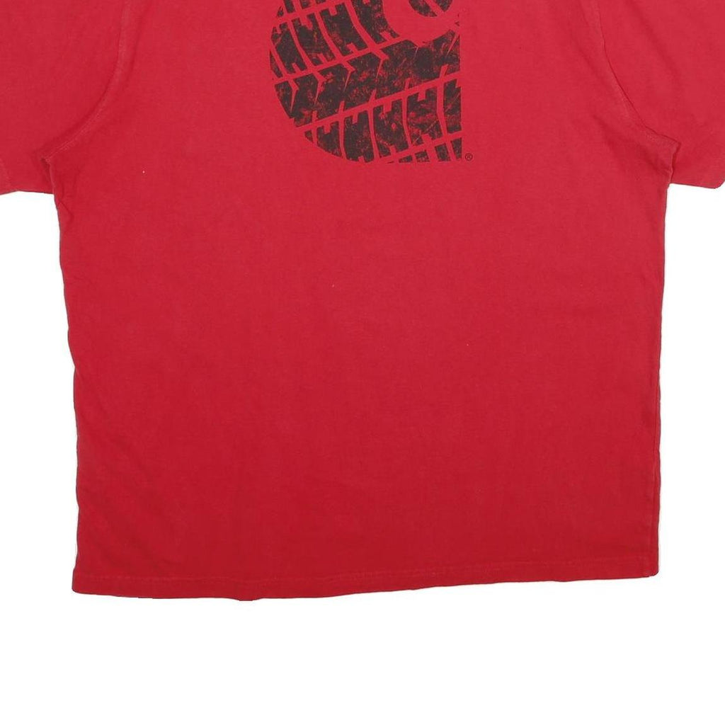 CARHARTT Mens Red Graphic T-Shirt XL Short Sleeve Crew Neck Pocket Logo