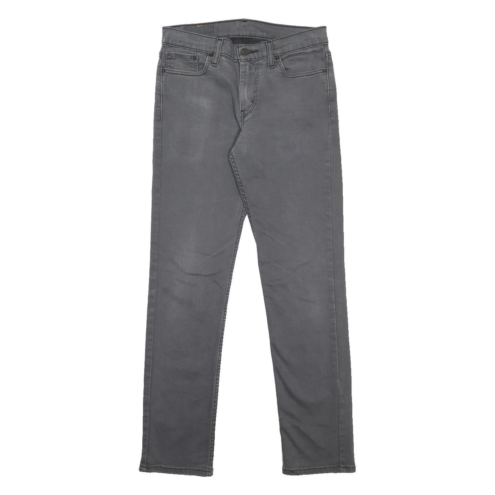 LEVI'S 511 SLIM Mens Jeans Grey Slim Skinny Denim Raw W30 L32 Cotton Blend