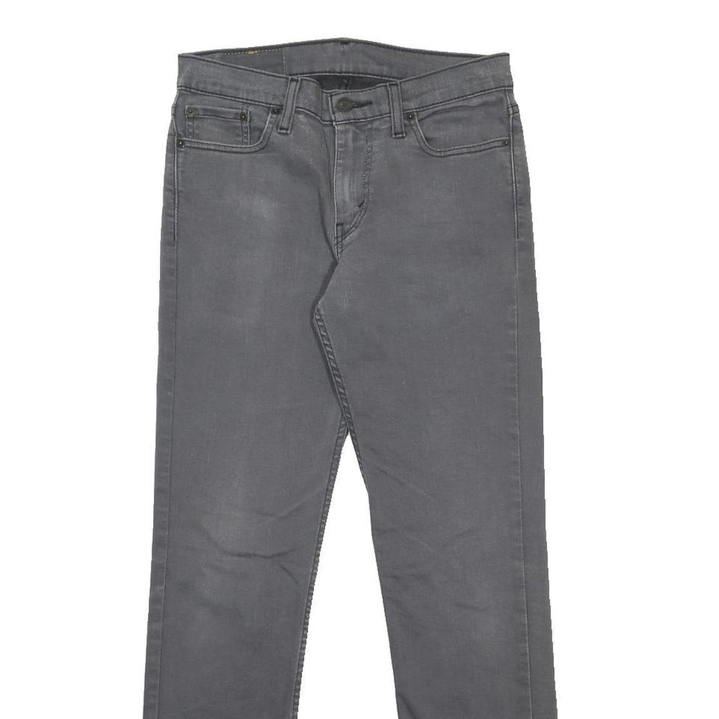 LEVI'S 511 SLIM Mens Jeans Grey Slim Skinny Denim Raw W30 L32 Cotton Blend