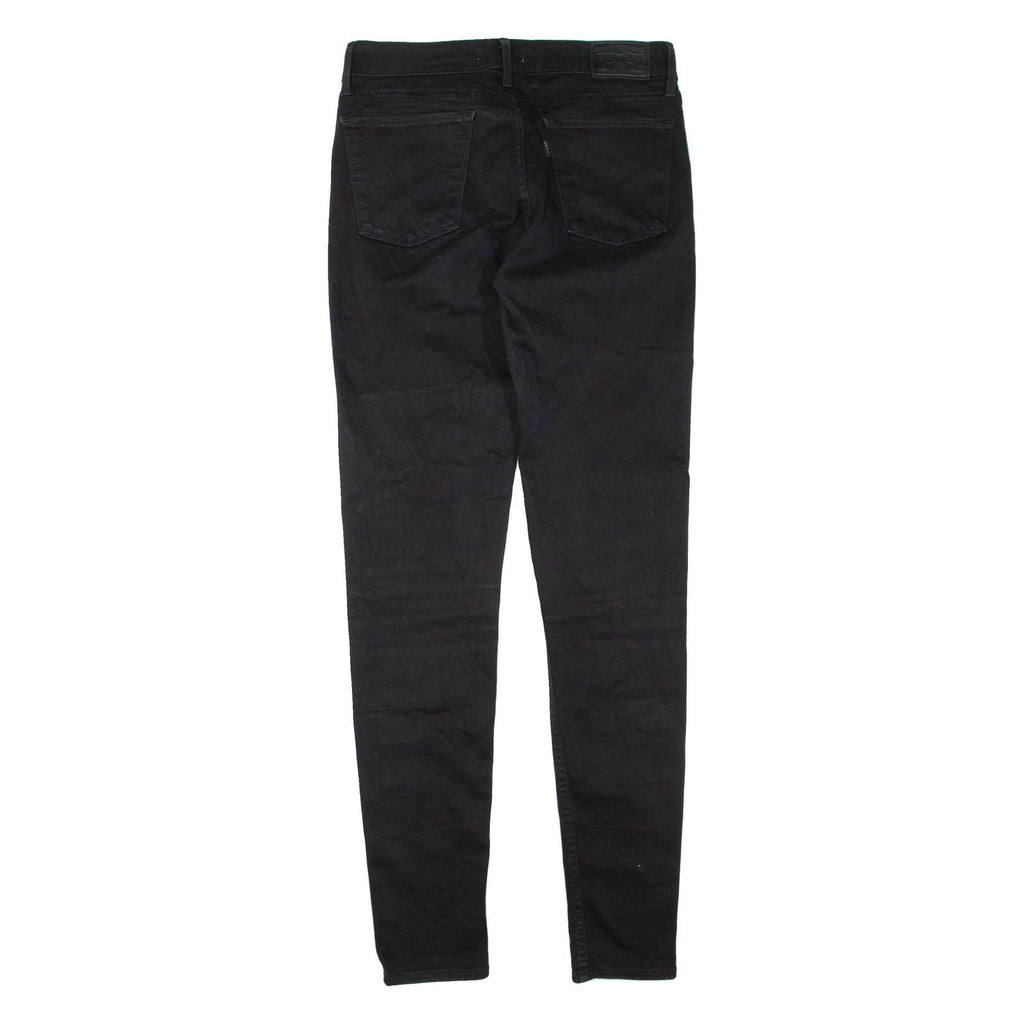 LEVI'S 710 Womens Jeans Black Regular Skinny W29 L32