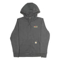 CARHARTT Mens Grey Grower Direct Full Zip Hoodie M Casual Workwear