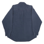 FIELD & STREAM Mens Blue Cotton Long Sleeve Shirt L Casual Button Front