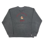 LOGO 7 Womens Grey Beary Special Aunt Crew Neck L Cotton Blend Sweatshirt