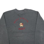 LOGO 7 Womens Grey Beary Special Aunt Crew Neck L Cotton Blend Sweatshirt