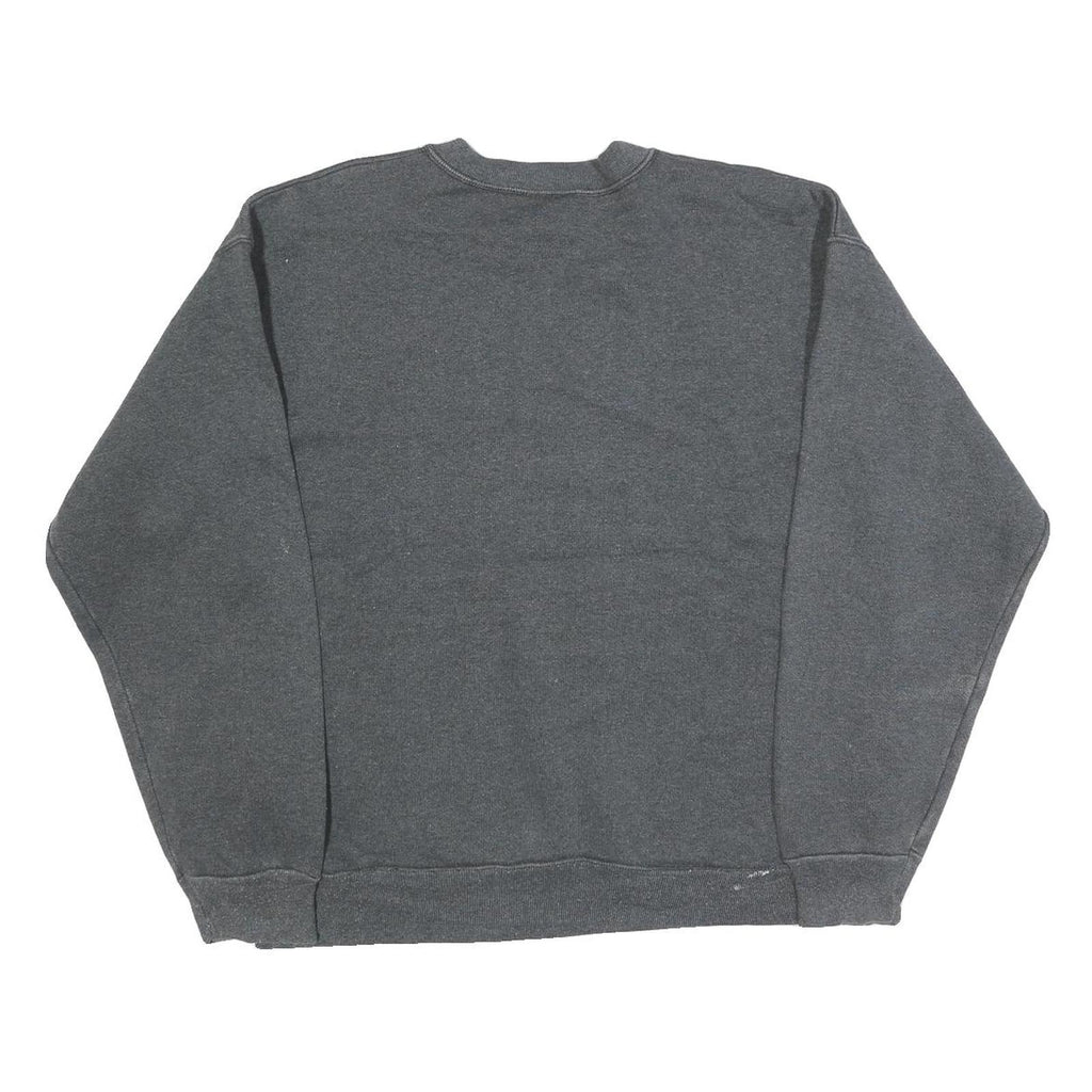 LOGO 7 Womens Grey Beary Special Aunt Crew Neck L Cotton Blend Sweatshirt