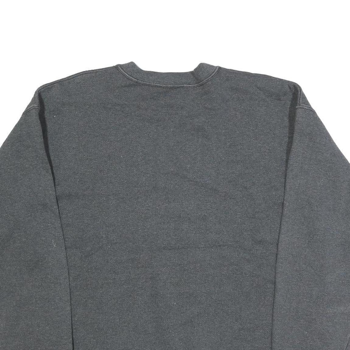 LOGO 7 Womens Grey Beary Special Aunt Crew Neck L Cotton Blend Sweatshirt