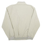 KINGFIELD Mens Beige Zip Up Polyester Bomber Jacket XL Woven Casual Outerwear