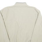 KINGFIELD Mens Beige Zip Up Polyester Bomber Jacket XL Woven Casual Outerwear