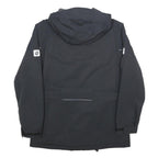 JACK WOLFSKIN Womens Black Outdoor Jacket M Polyamide Hooded Zip