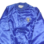 WESTARK Mens Blue Nylon Button Jacket L Plain Optimist Embroidered