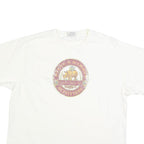 STEVE & BARRYS Mens White Safari Logo Graphic T-Shirt XL Crew Neck Short Sleeve