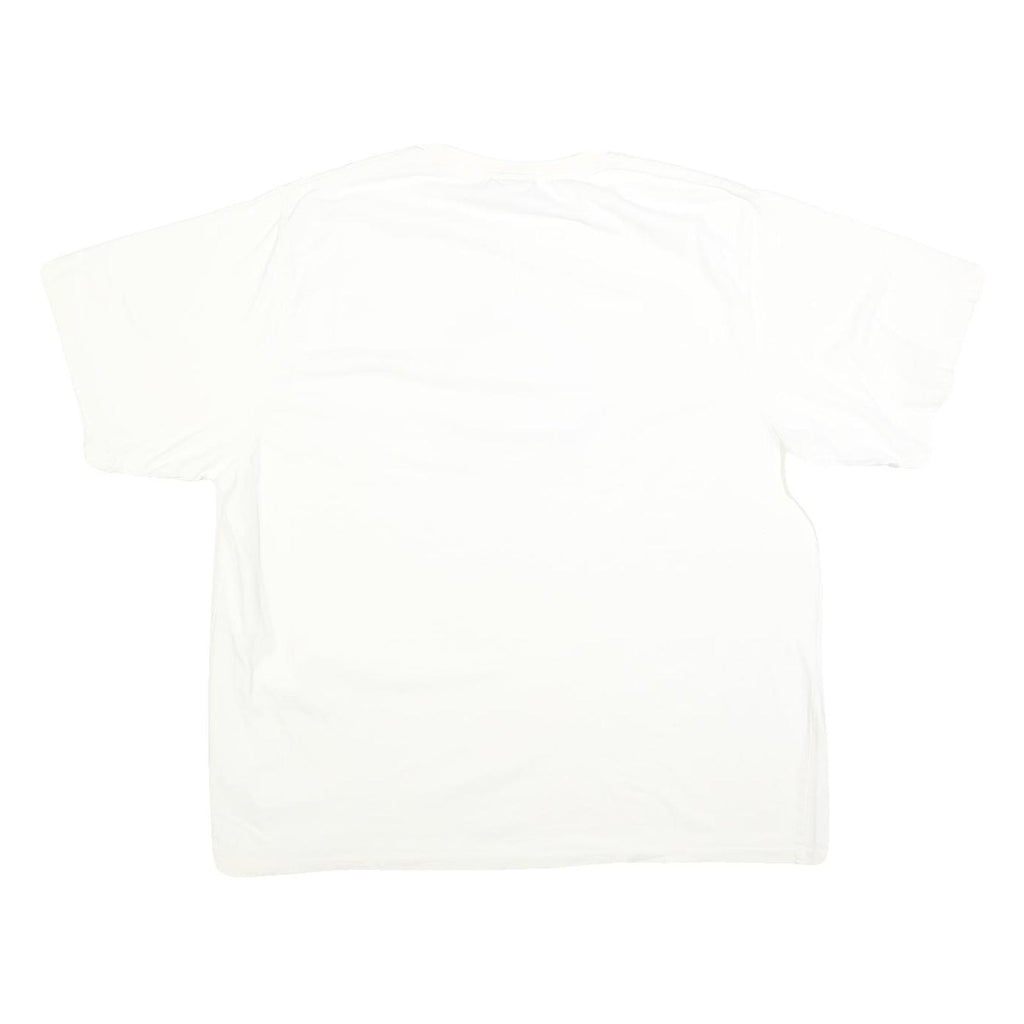 STEVE & BARRYS Mens White Safari Logo Graphic T-Shirt XL Crew Neck Short Sleeve