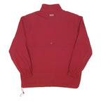 KENZO Mens Red & Burgundy Polyester Blend Zip Jacket L Casual Lightweight