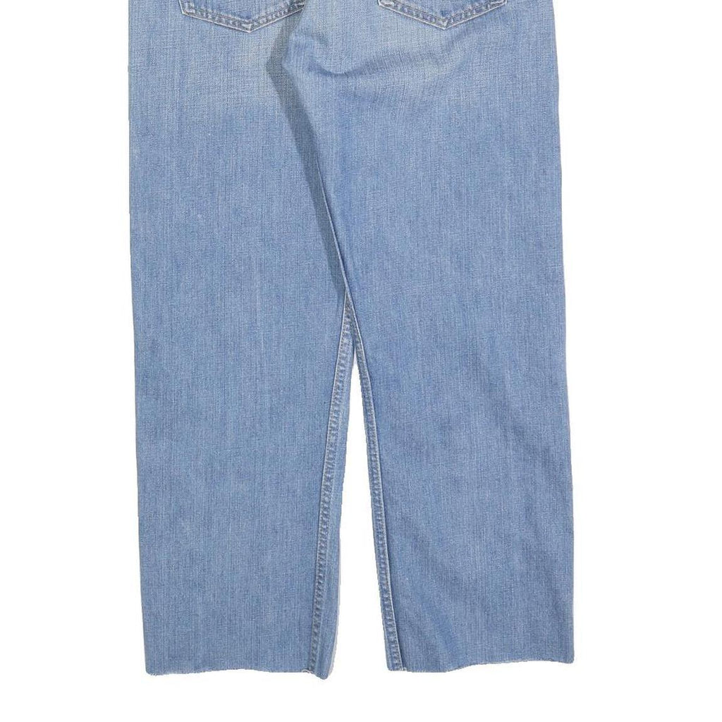 LEVI'S 501 Mens Jeans Blue Regular Straight Denim Light W32 L26 Button Closure