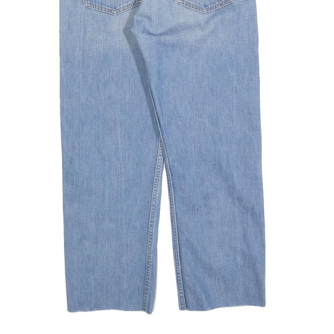 LEVI'S 501 Mens Jeans Blue Regular Straight Denim Light W32 L26 Button Closure