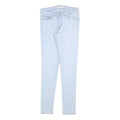 LEVI'S 711 Womens Jeans Blue Slim Skinny Denim Light W27 L32 Stretch Zip