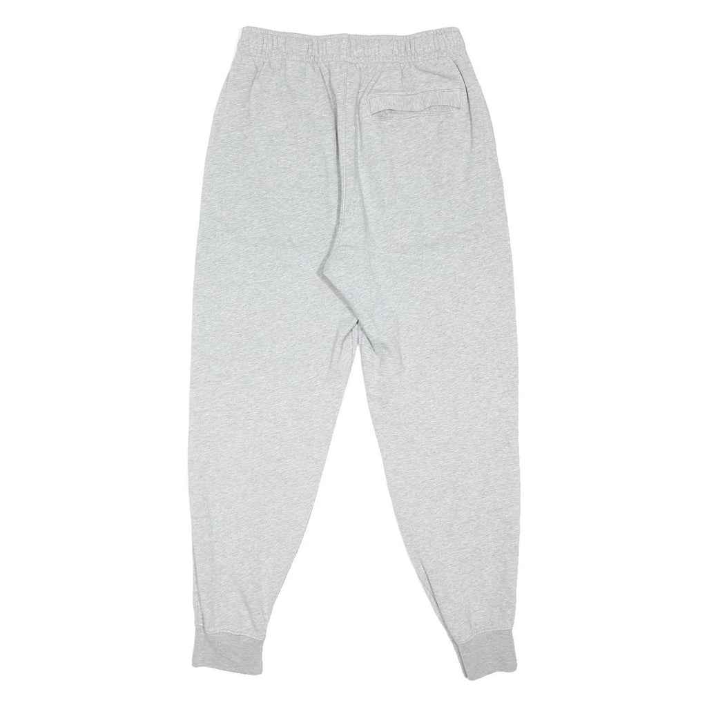 NIKE Mens Joggers Grey Cotton Blend Regular Fit Tapered Leg M W28 L27