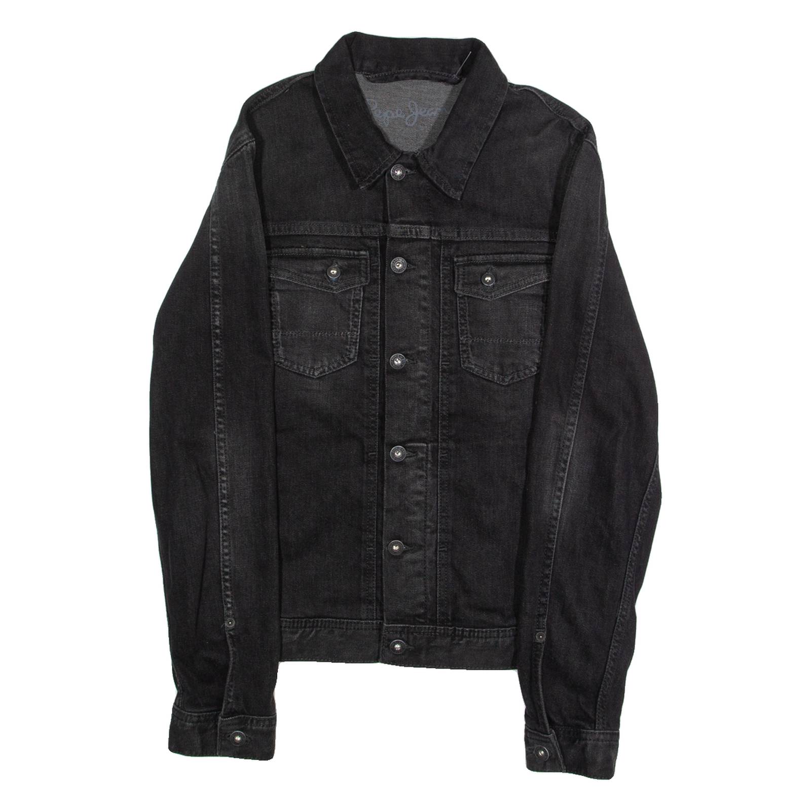 PEPE JEANS Womens Denim Jacket Black M