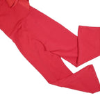 TRUE VIOLET Womens Red Playsuit UK 10 Polyester Blend Ruffle Trim Sleeveless