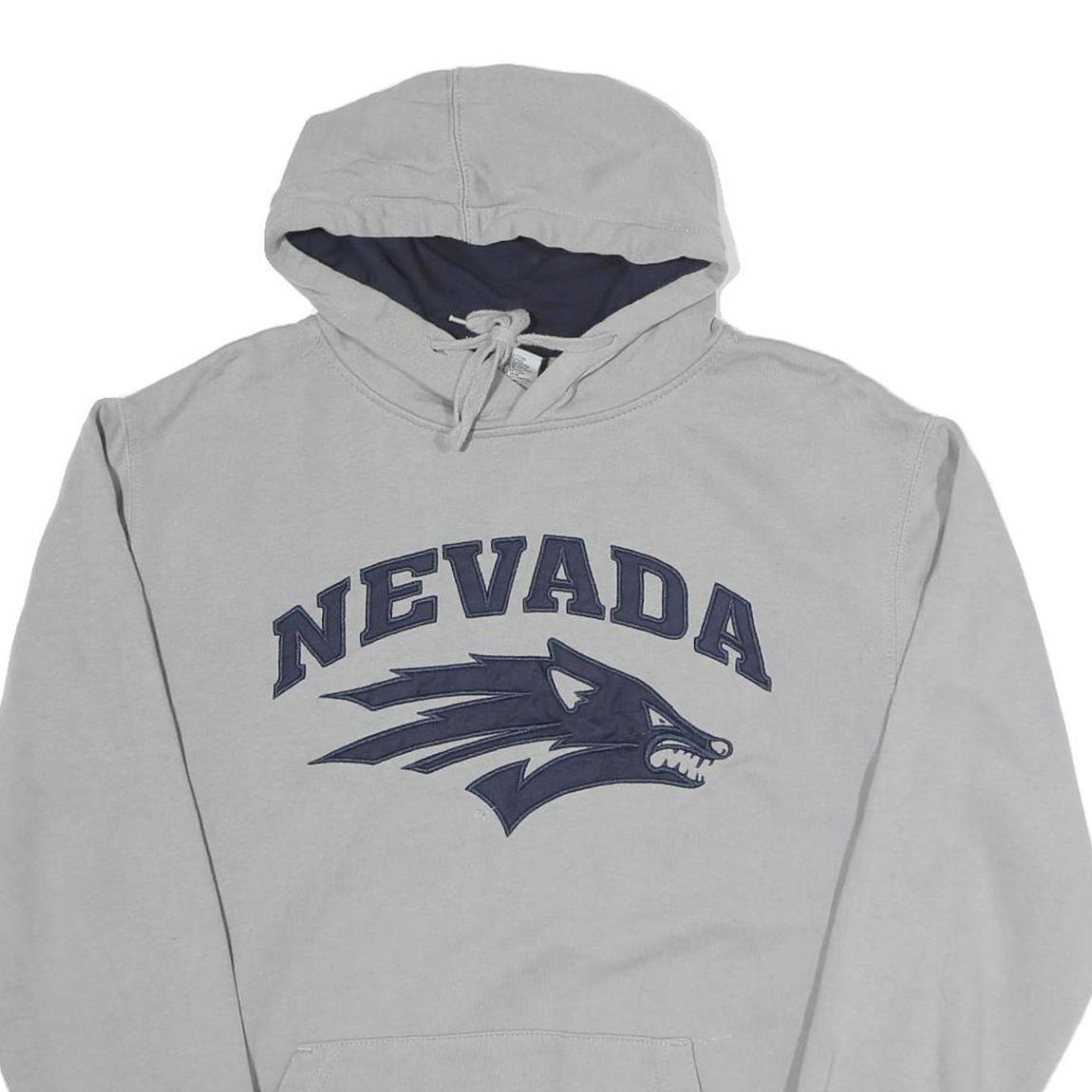 STADIUM ATHLETICS Mens Grey Nevada Pullover Hoodie M Cotton Blend Casual Sports