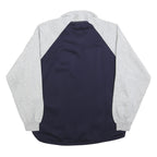 NODREX Mens Grey & Navy Half Zip M Sweatshirt Cotton Blend Casual Pullover