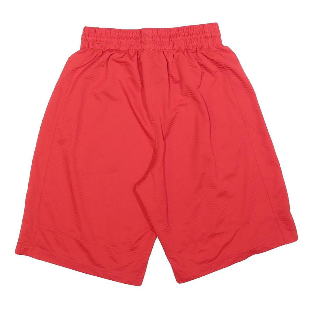 NIKE Mens Red Sports Casual Shorts S W25 Lightweight Polyester Athletic