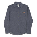 DICKIES Mens Blue Work Shirt S Durable Cotton Blend Button Closure Classic
