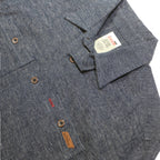 DICKIES Mens Blue Work Shirt S Durable Cotton Blend Button Closure Classic