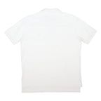 POLO RALPH LAUREN Mens White Polo Shirt Short Sleeve L Cotton Blend Classic Fit