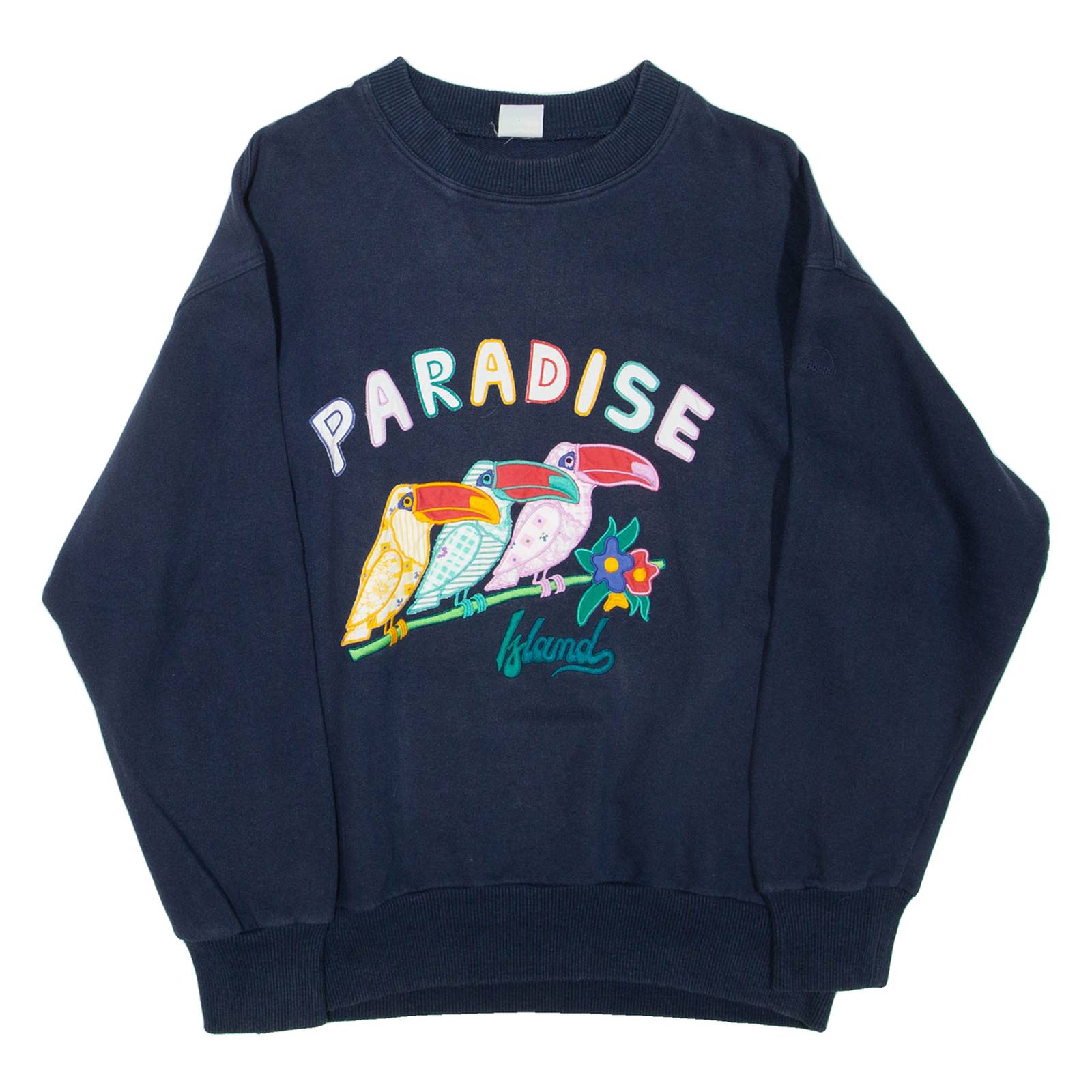 BOGNER Paradise Island Womens Sweatshirt Blue Crew Neck S