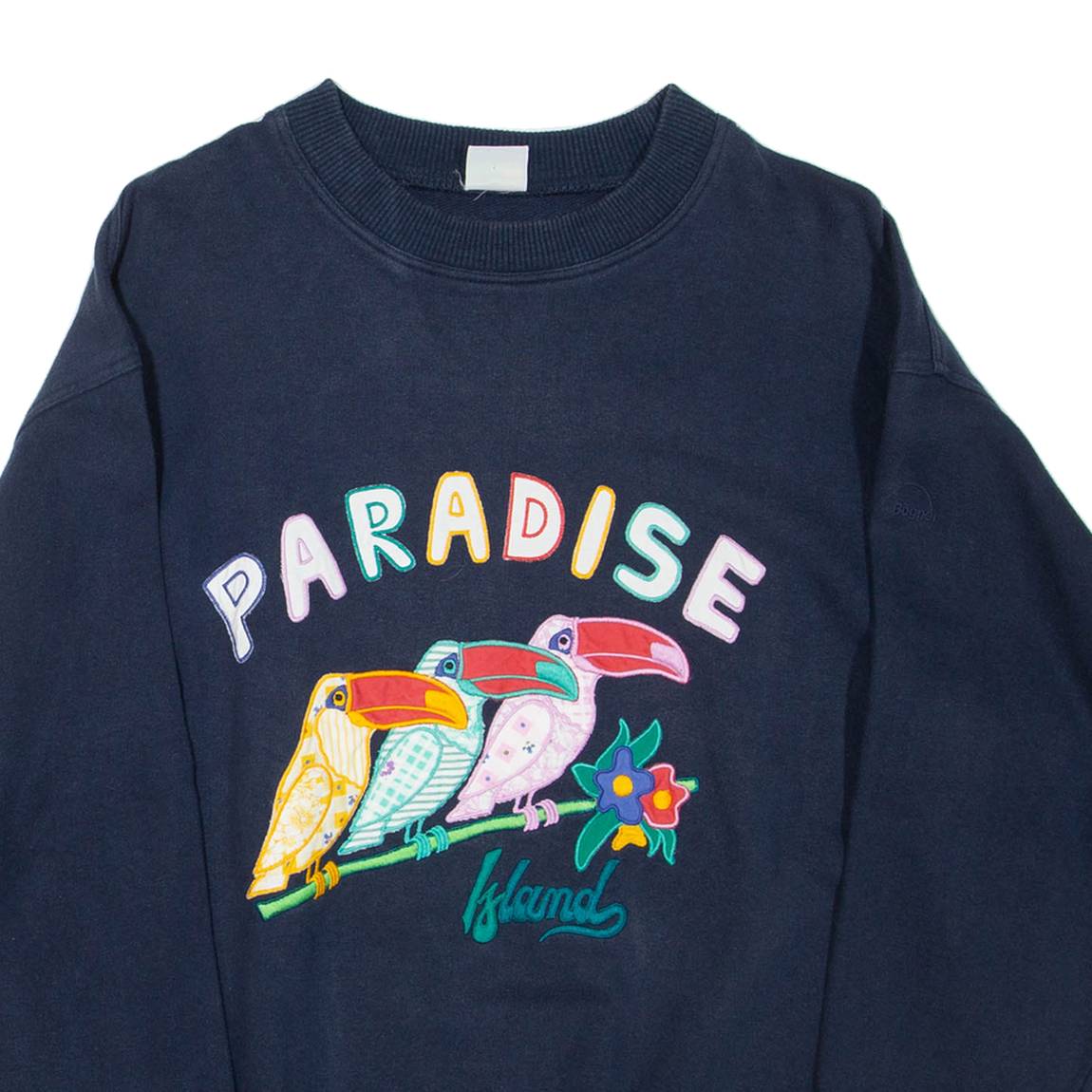 BOGNER Paradise Island Womens Sweatshirt Blue Crew Neck S
