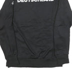 ADIDAS Womens Black Deutschland Track Jacket S Polyester Blend Zip Sportswear