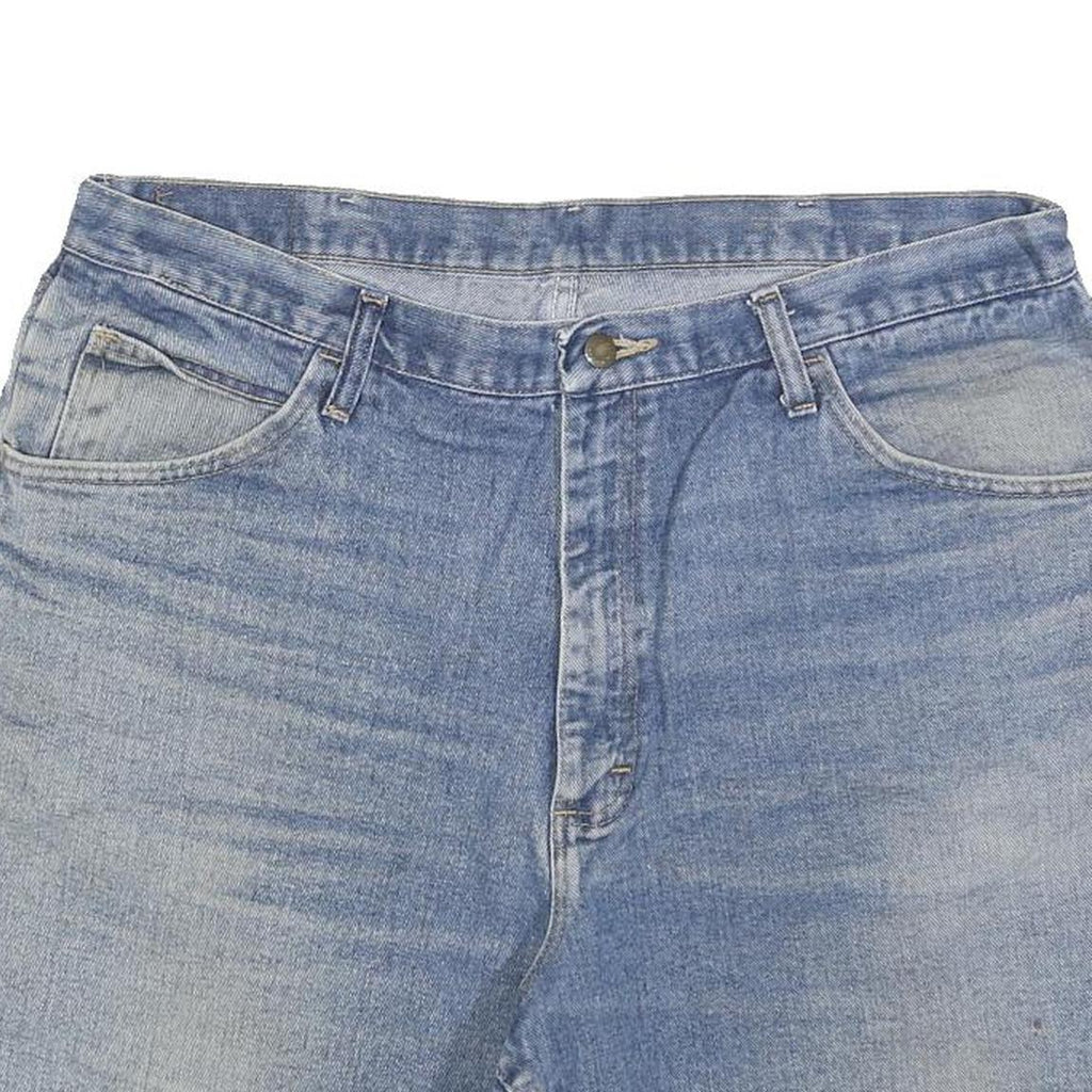WRANGLER Womens Denim Blue Casual Shorts XL W38 Cotton Blend Classic Fit