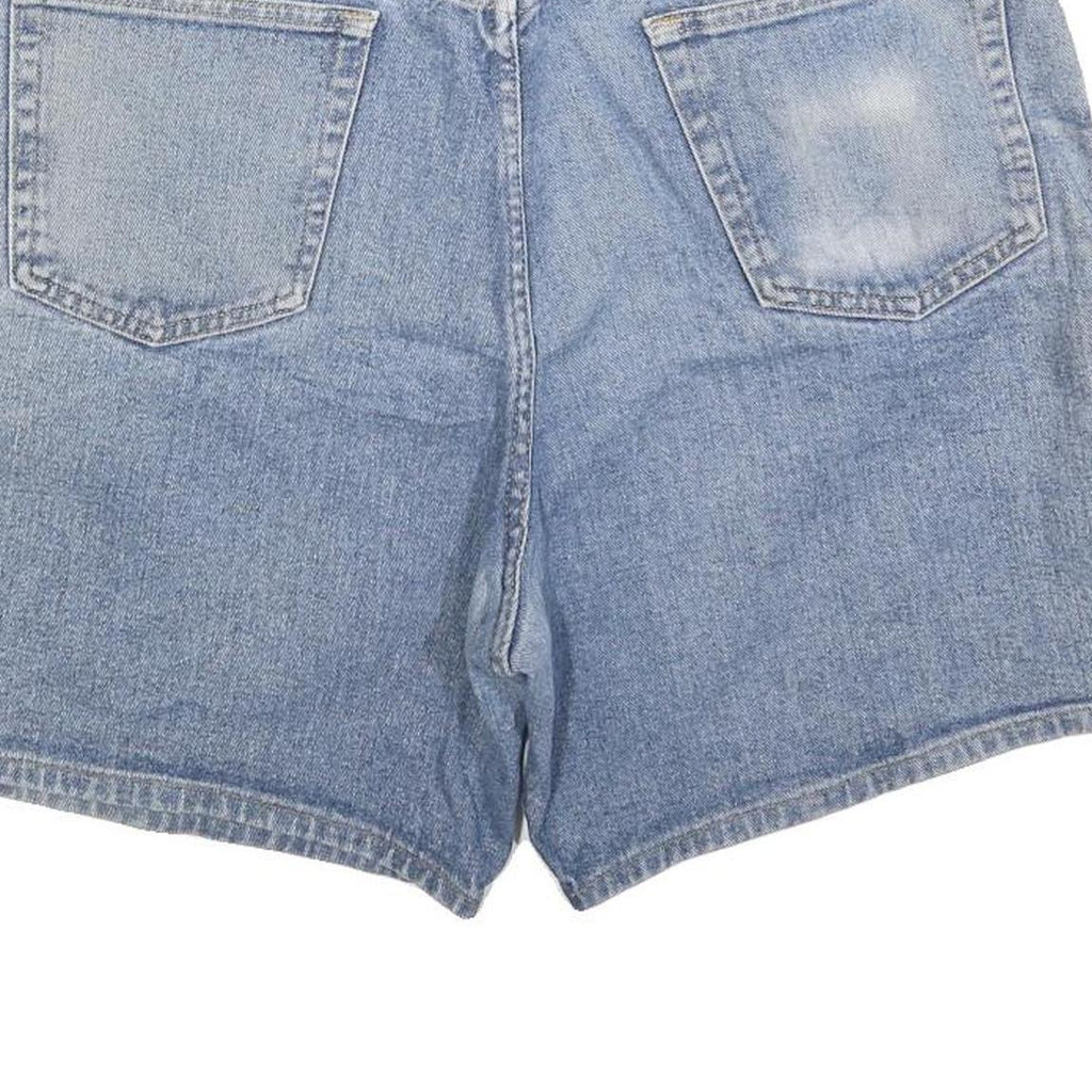 WRANGLER Womens Denim Blue Casual Shorts XL W38 Cotton Blend Classic Fit