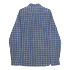 LEVI'S Mens Blue Check Shirt S Classic Cotton Long Sleeve Button Shirt