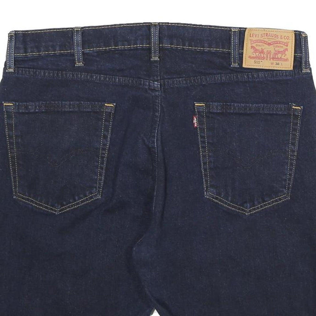 LEVI'S Mens Denim Blue Cut-Off Shorts XL W38 Casual Cotton Blend