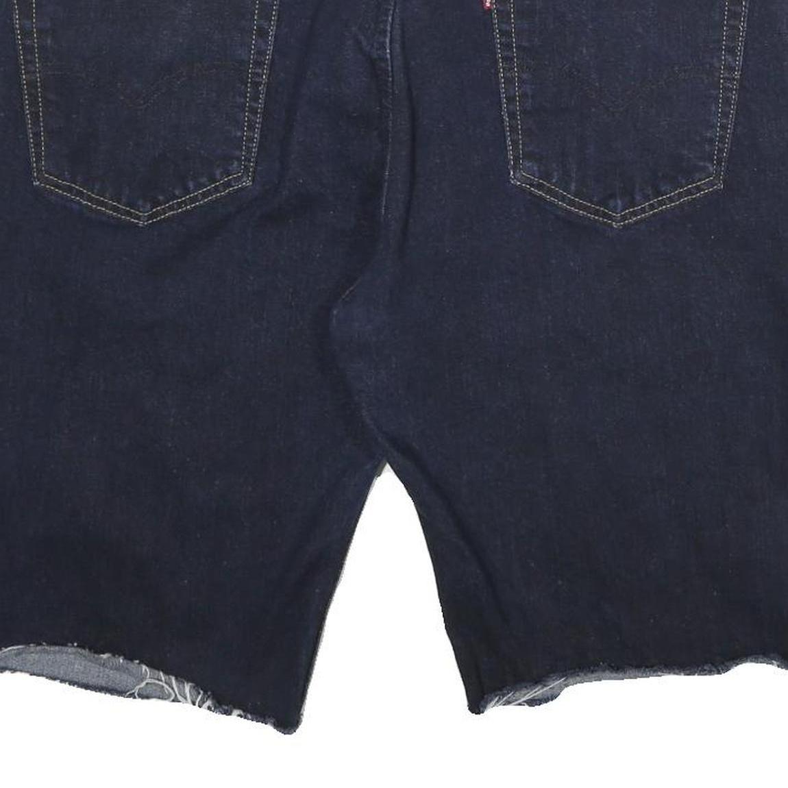 LEVI'S Mens Denim Blue Cut-Off Shorts XL W38 Casual Cotton Blend